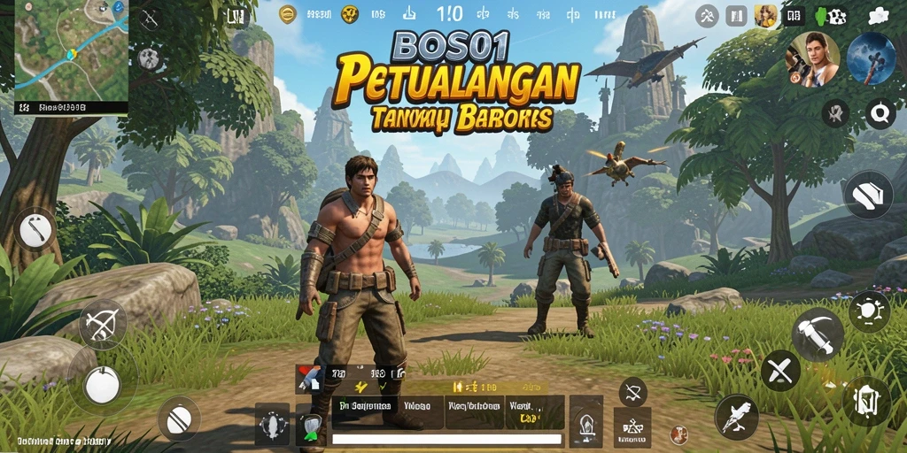 Aktivitas seru di dunia terbuka BOS01.