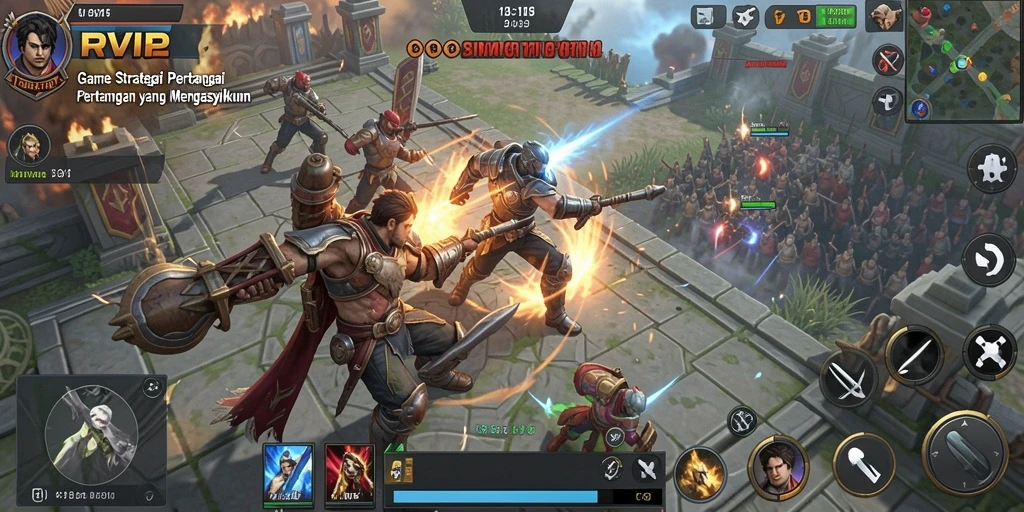 Tampilan gameplay menarik dari RVIP2 yang mengasyikkan.