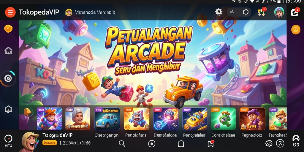 Gameplay seru dari TOKOPEDIAVIP yang menantang para pemain.