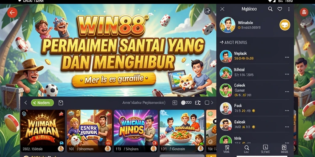 Screenshot utama WIN88 menampilkan gameplay seru dan mengasyikkan.